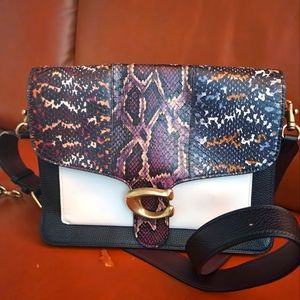 Coach Tabby Large Exotic Snakeskin Crossbody